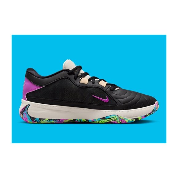 Nike Zoom Freak 5 Low Mens Basketball Shoes Black DX4985-002 NEW Multi Sz - Picture 2 of 10